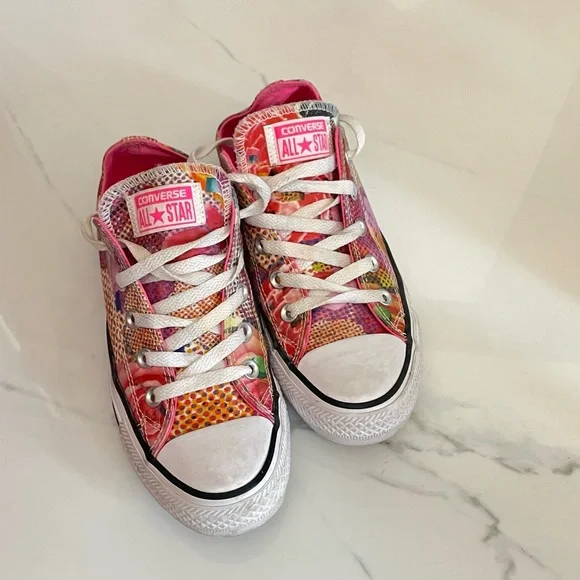 Converse Women's Chuck Taylor All Star Digital Floral Ox Basketball Shoe - Picture 4 of 11